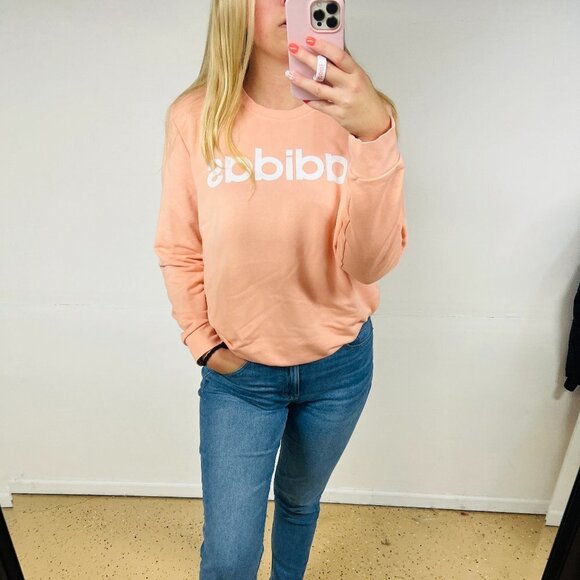 adidas Peach Sweatshirt - Picture 1 of 6
